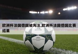 欧洲杯法国德国被淘汰,欧洲杯法国德国比赛结果