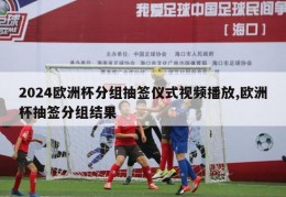 2024欧洲杯分组抽签仪式视频播放,欧洲杯抽签分组结果