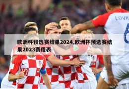 欧洲杯预选赛结果2024,欧洲杯预选赛结果2023赛程表