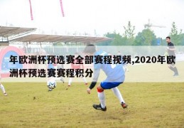 年欧洲杯预选赛全部赛程视频,2020年欧洲杯预选赛赛程积分