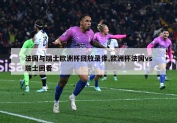 法国与瑞士欧洲杯回放录像,欧洲杯法国vs瑞士回看