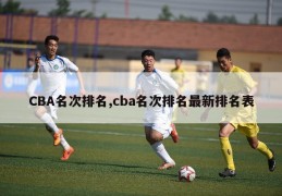 CBA名次排名,cba名次排名最新排名表