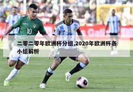 二零二零年欧洲杯分组,2020年欧洲杯各小组解析