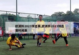 欧洲杯2023预选赛,欧洲杯2023预选赛时间表