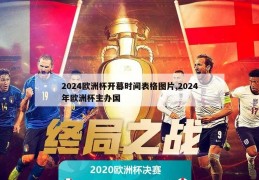 2024欧洲杯开幕时间表格图片,2024年欧洲杯主办国